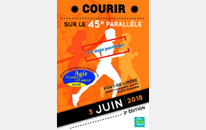 Courir sur le 45e PARALLÈLE