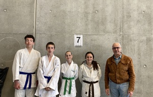 Ezio,Nolann,Julia, Lola et le coach