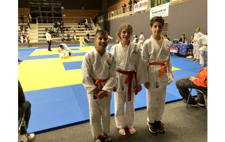 Luigi, Soline et Yoan en benjamins