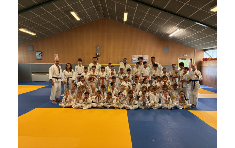 Clôture de la saison judo